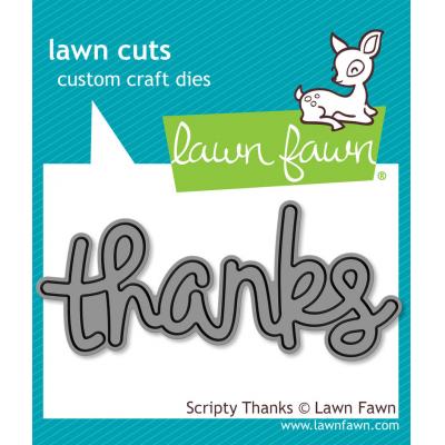 Lawn Fawn Lawn Cuts - Scripty Thanks