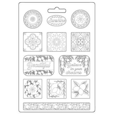 Stamperia Blue Dream Mould - Plates