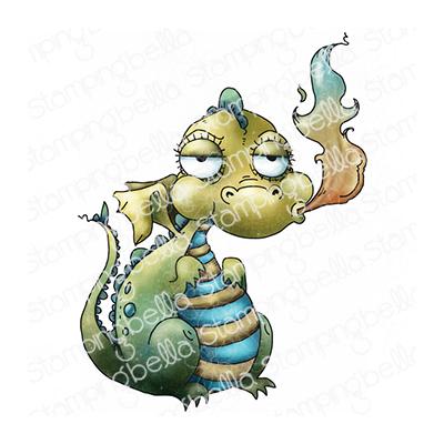 Stamping Bella Stempel - Oddball Fairytale Dragon Sitting