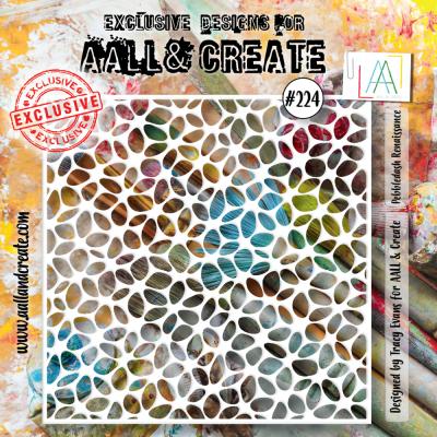 Aall and Create Stencil - Pebbledash Renaissance