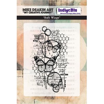 IndigoBlu Stempel - Soft Wings