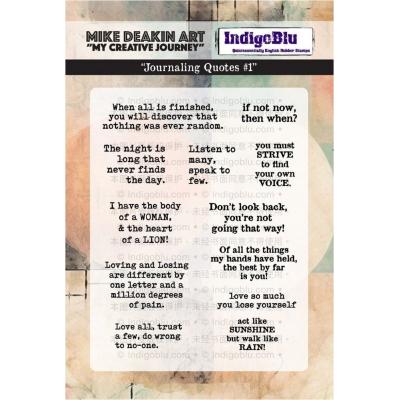 IndigoBlu Stempel - Journal Quotes
