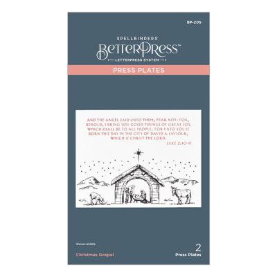 Spellbinders Press Plate - Christmas Gospel