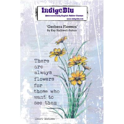 IndigoBlu Stempel - Gerbera