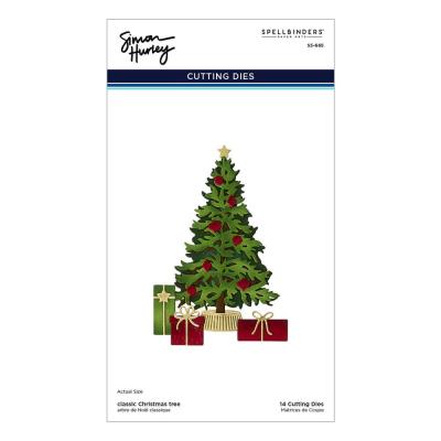 Spellbinders Etched Dies - Classic Christmas Tree