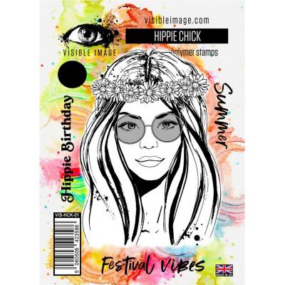 Visible Image Stempel - Hippie Chick