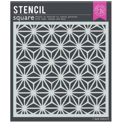 Hero Arts Stencils - Asana Pattern