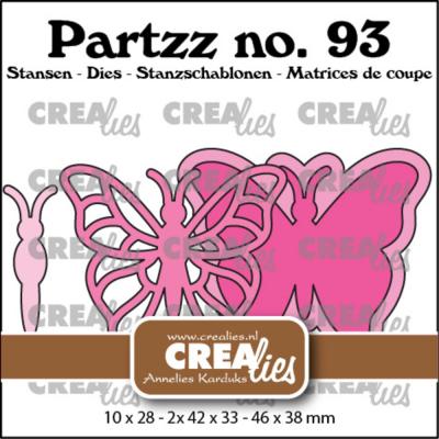 Crealies Cutting Dies - Butterfly B Large