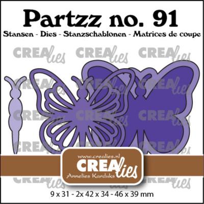Crealies Cutting Dies - Butterfly A Large