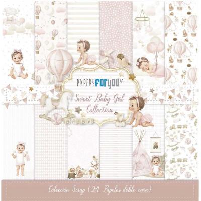 Papers For You Sweet Baby Girl - Mini Scrap Paper Pack