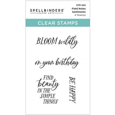 Spellbinders Paper Arts Stempel - Field Notes Sentiments