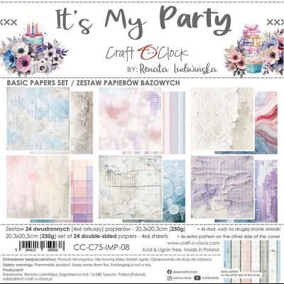 Craft O'Clock It's My Party - Basic Papers Set