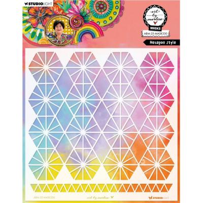 StudioLight Art By Marlene Stencils - Hexagon Style