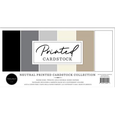 Carta Bella Printed Cardstock - Neutral