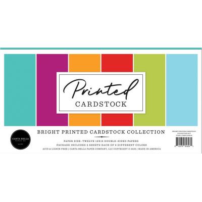 Carta Bella Printed Cardstock - Bright