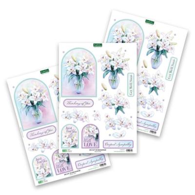 Katy Sue Designs 3D Die-Cuts - Vase Of Lilies