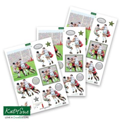 Katy Sue Designs 3D Die-Cuts - Rugby