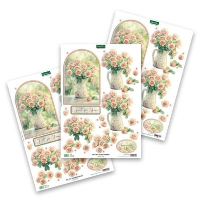 Katy Sue Designs 3D Die-Cuts - Jug Of Roses