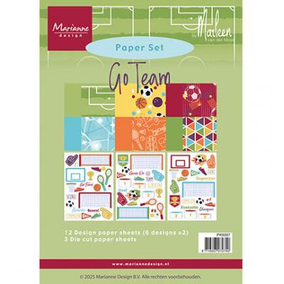 Marianne Design by Marleen - Go Team