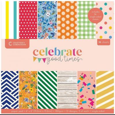 Crafter's Companion Celebrate Good Times - Paper Pad
