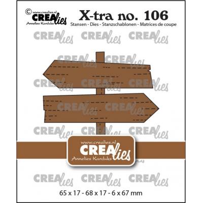 Crealies X-tra Dies  - Signpost