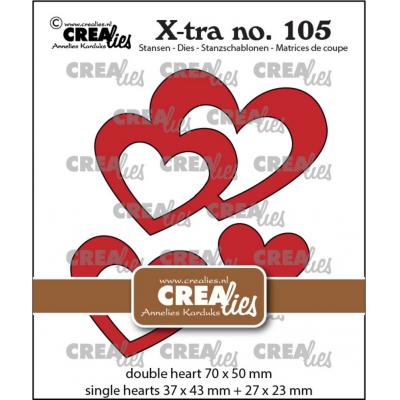 Crealies X-tra Dies - Hearts