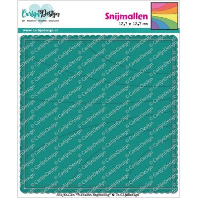 CarlijnDesign Cutting Dies - Square Rainbow