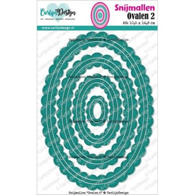 CarlijnDesign Cutting Dies - Ovals 2