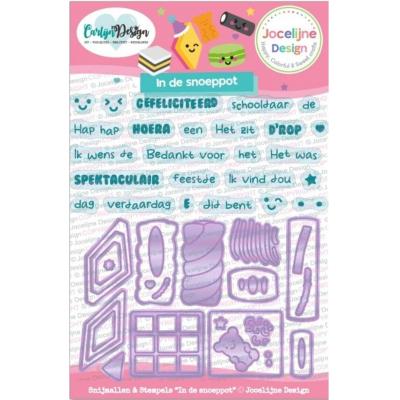 CarlijnDesign Dies + Clear Stamps - In de Snoeppot (NL)
