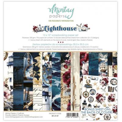 Mintay Papers Lighthouse - Scrapbooking Paper Set