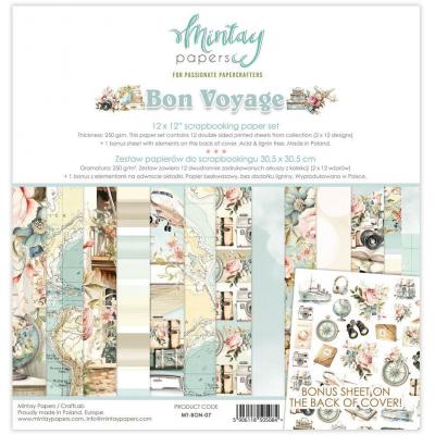 Mintay Papers Bon Voyage - Scrapbooking Paper Set