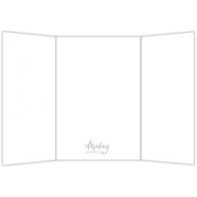 Mintay Papers - Trifold Card Base White