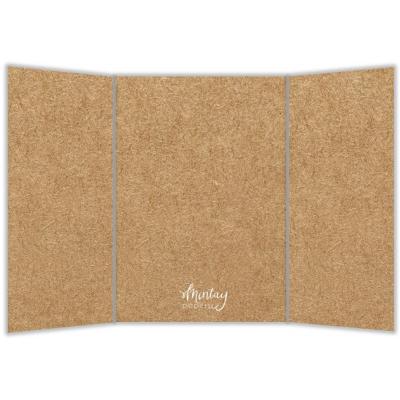 Mintay Papers - Trifold Card Base Kraft