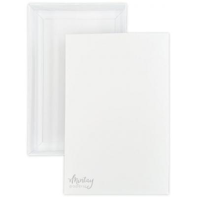 Mintay Papers - Rectangle 2 Card Box Base White