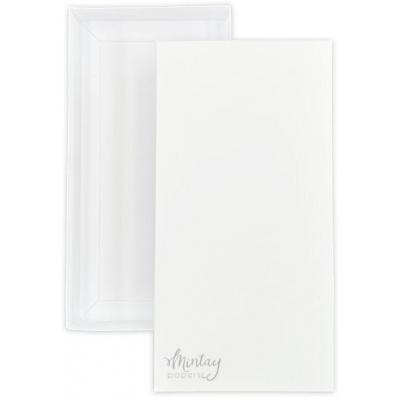 Mintay Papers - Rectangle 1 Card Box Base White
