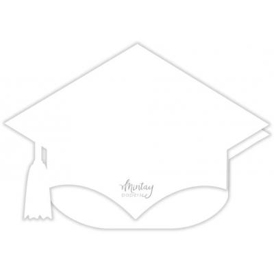 Mintay Papers - Mortarboard Card Base White
