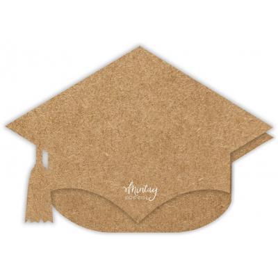 Mintay Papers - Mortarboard Card Base Kraft