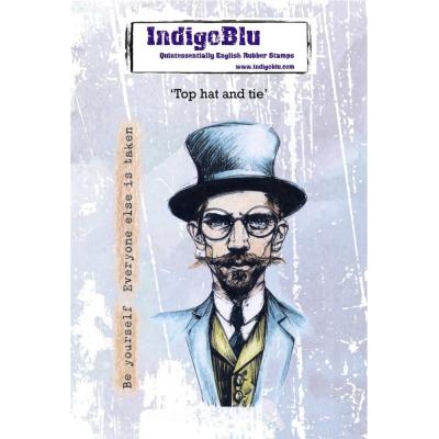 IndigoBlu Stempel - Top Hat and Tie