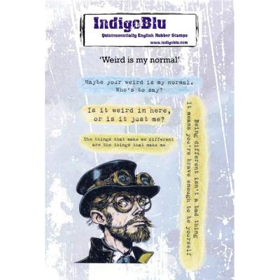 IndigoBlu Stempel -  Weird is my normal