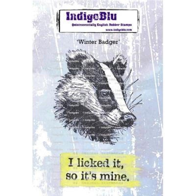 IndigoBlu Stempel - Winter Badger