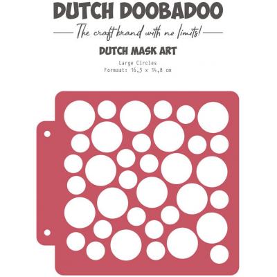 Dutch Doobadoo Outer Space Mask Art Stencil - Large Circle