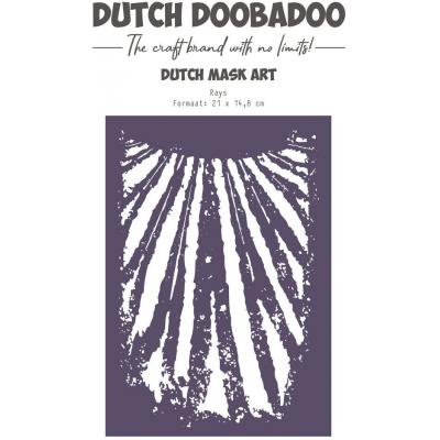 Dutch Doobadoo Outer Space Mask Art Stencil - Rays