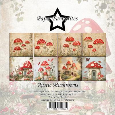 Paper Favourites Paper Pad - Rustic Mushrooms