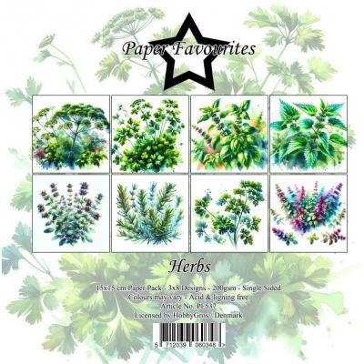 Paper Favourites Paper Pad - Herbs
