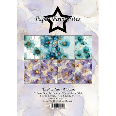 Paper Favourites Paper Pad - Alcohol Ink Flowers
