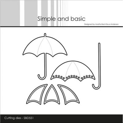 Simple and Basic Cutting Dies - Umbrella