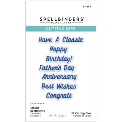 Spellbinders Paper Arts Etched Dies - Classic Sentiments