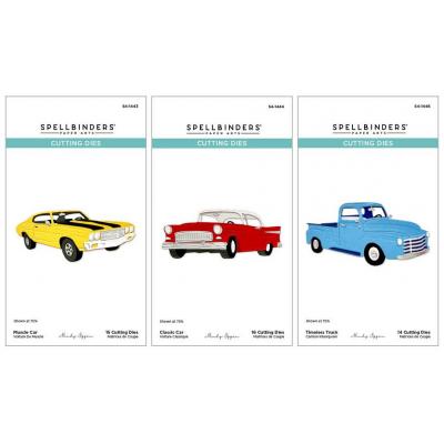 Spellbinders Paper Arts Etched Dies - Car & Truck Bundle