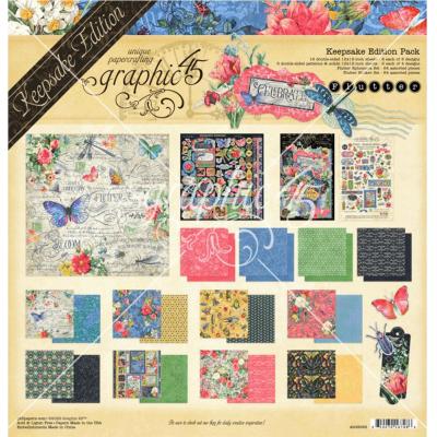 Graphic 45 Flutter - Keepsake Edition Pack