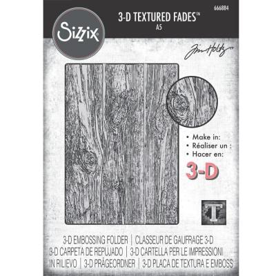 SizzixTexture Fades by Tim Holtz - Lumber Large